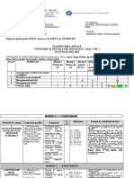 Matei Roxana Planificare Consiliere Si Orientare Clasa A VIII A