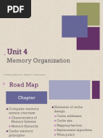 Unit 4 - Memory Organization