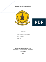 Resume Jurnal Trematodiasis Nakata Jericho Tranggono 20820071 C