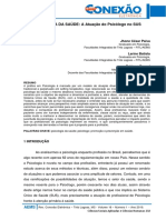 24 Psicologia Da Saúde A Atuação Do Psicólogo No Sus. Pág. H 232 241