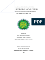 Menulis Kutipan & Daftar Pustaka