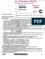 Navodaya Class 6 Entrance Question Paper 2019 With Keys