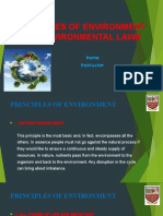 Environmental Principles and Laws