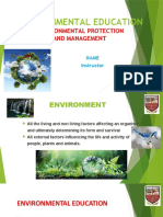 Environmental Protection and Management