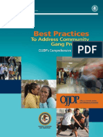 OJJDP 'S Comprhenensiv e Gang Model - Best Practices To Address Community Gang Poblems