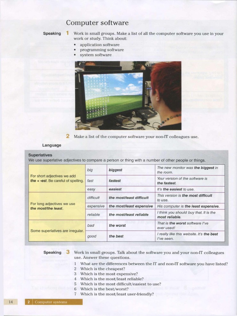 Comparing Computer Software Features | PDF | Linguistics | Computing