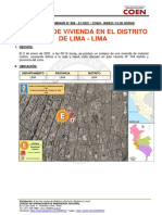 Reporte Preliminar #008 2ene2021 Colapso de Vivienda en El Distrito de Lima Lima