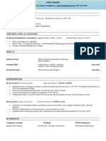 Resume Format