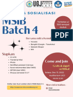 Seminar & Sosialisasi MSIB Batch 4