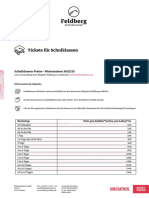 Skigebiet Feldberg - Schulklassen Preise - Winter2022 23