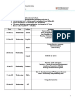 GR 8A - CT 4 Schedule - Syllabus