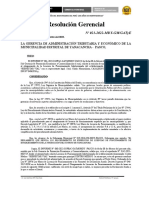 Resolución Gerencia 021 ESCUELA DE CONDUCTORES