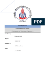 Bme163120 Muhammad Ashir Internship Report