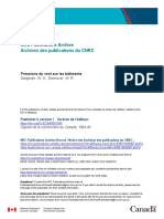 NRC Publications Archive Archives Des Publications Du CNRC: Pressions Du Vent Sur Les Bâtiments