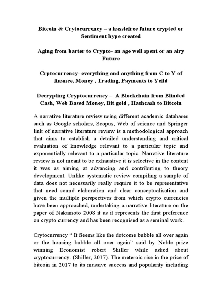 Understanding Cryptocurrency Evolution | PDF | Cryptocurrency | Bitcoin