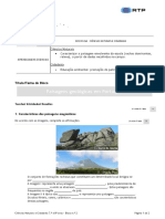 02 - Ciências Naturais e Cidadania - 7º e 8º Anos - Paisagens Geológicas em Portugal. Promoção Do Património Natural