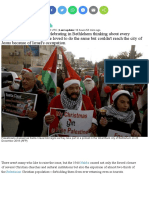 Israel denies Palestinian Christians their rights on Christmas