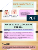 Nivel Iii en Cancer de Utero