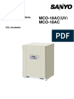 Sanyo CO2 Incubator MCO-18AC Manual