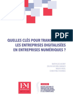 Etude Digitalisation Entreprises Et Entreprises Numeriques