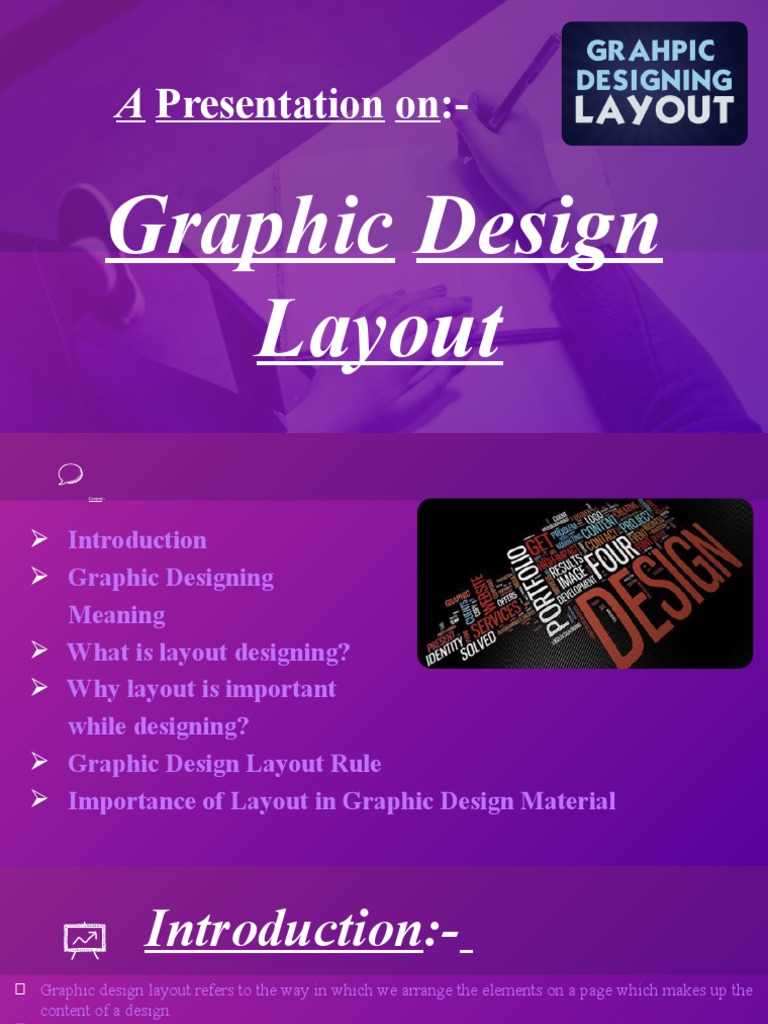 Graphic design pdf page layout composition visual arts 