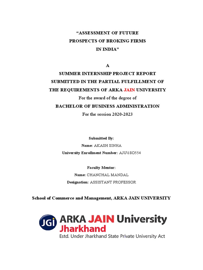 SIP Cover and Other Related Pages | PDF | Academic Degree | Thesis