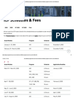 API EXm and Its Schedule