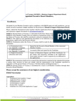 EMGF Vacant Position (No. 01-2022) - Opening of The Position of Business Support Dept. Head