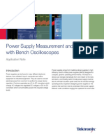 Tektronix Power Supply Measurement and Analysis With Bench Oscilloscopes App Note