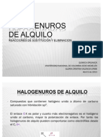 Sustitución y eliminación en halogenuros de alquilo