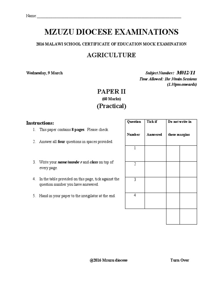 Agriculture Paper Ii Pdf Soil Soil Science