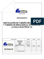 Instalación de tuberías de evacuación de aguas lluvias