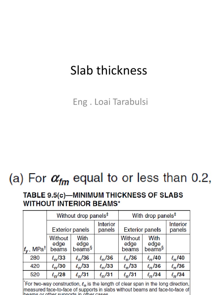 Two way slab thickness pdf