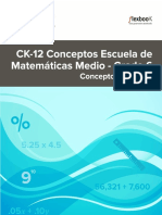 CK-12 Conceptos Escuela de Matemáticas Medio Grado 6