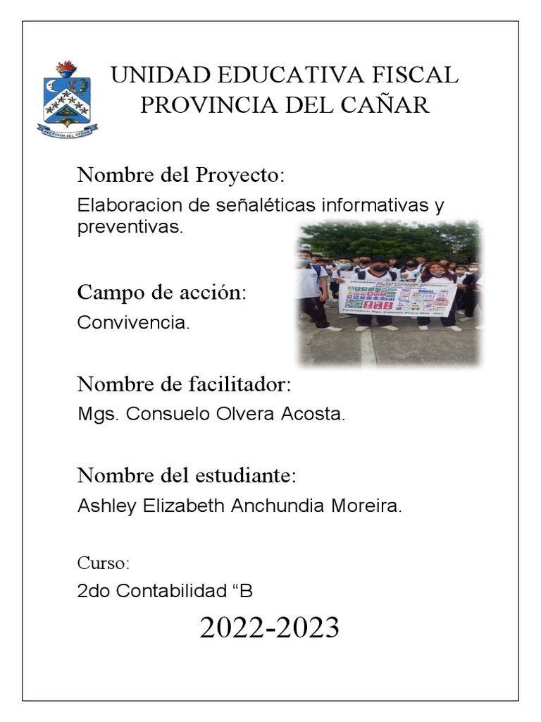 Señaléticas Informativas en Educación | PDF