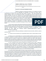 CIRCULAR #10, DE 16 DE FEVEREIRO DE 2022 - CIRCULAR #10, DE 16 DE FEVEREIRO DE 2022 - DOU - Imprensa Nacional