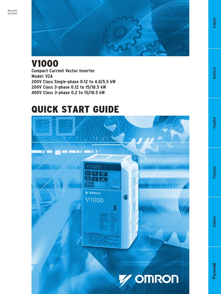 Manual V1000 en PDF Power Supply Electrical Wiring