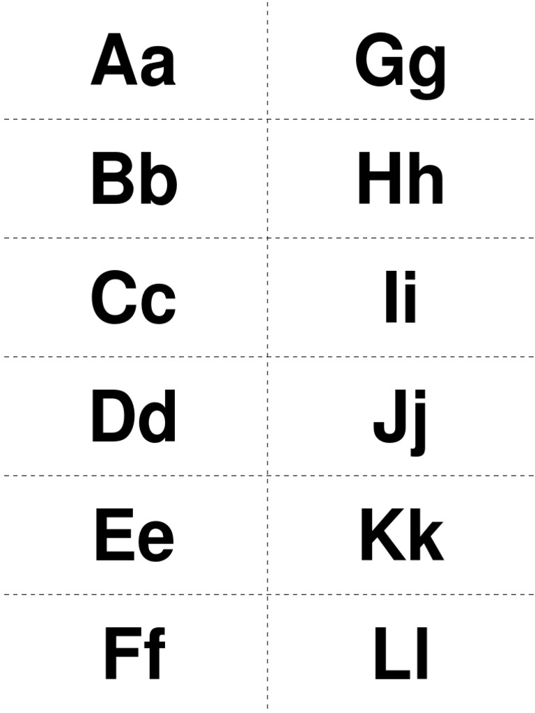 WorksheetWorks AlphabetFlashcard 1 | PDF