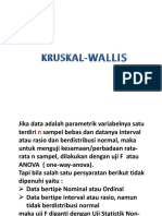 Kruskal Wallis