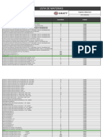 Lista de Materiais - PD9484