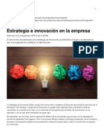 Estrategia e Innovación en La Empresa - Gestión de Proyectos - Apuntes Empresariales - ESAN