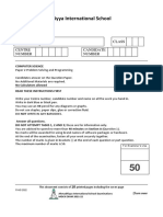 Mock P2 Ais Cie Igcse Computer Sci