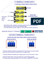 AVR Power Supply Terminals