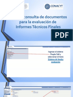 Guía para Evaluación de Proyectos Finales