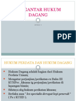 Pengantar Hukum Dagang