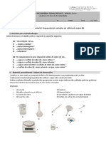 A.L. Preparação de Soluções