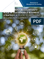 Management Accountants Role Sustainable Business Strategy Guide Reducing Carbon Footprint