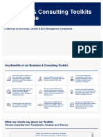 1. Business and Consulting Toolkits - Sample