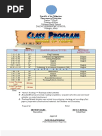 Class Program