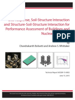 Site Response, Soil-Structure Interaction and Structure-Soil-Structure Interaction For Performance Assessment of Buildings and Nuclear Structures